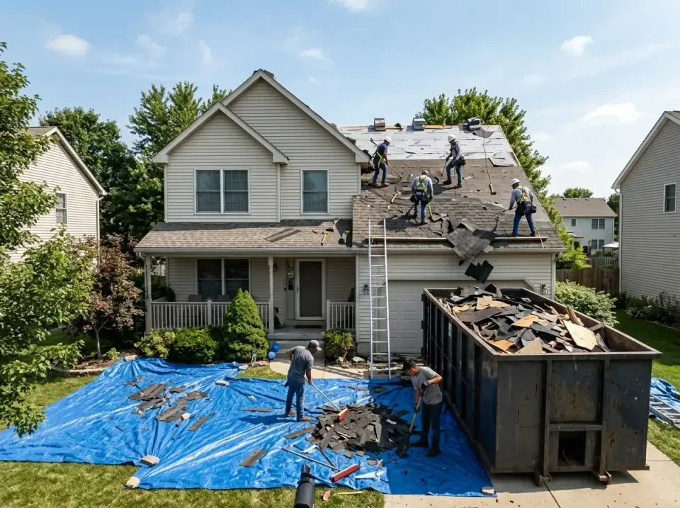 roof-replacement-debris-remova-004 — frequently asked questions, Cheapest Dumpster Rentals in Evansville, WY